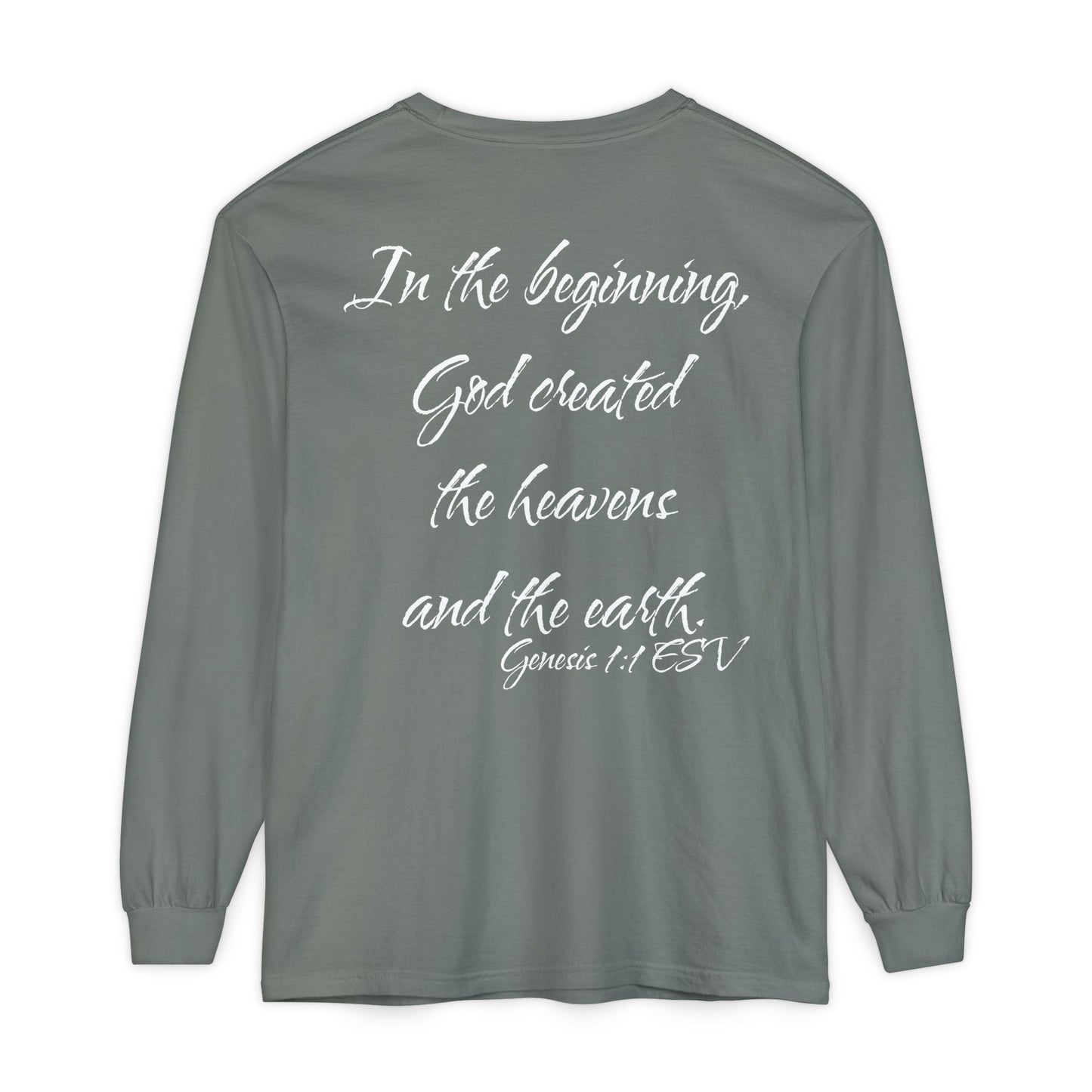 Genesis 1:1 ESV Long Sleeve Shirt