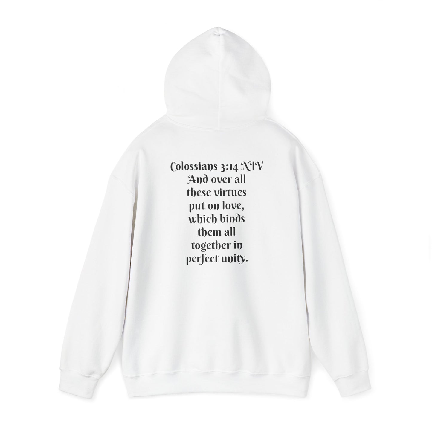 Colossians 3:14 NIV Hoodie