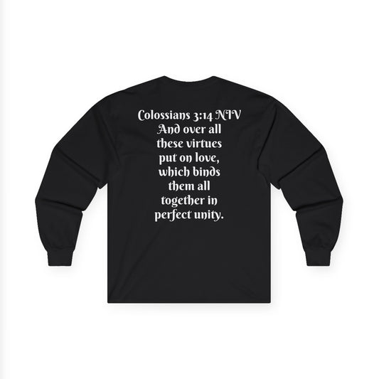 Colossians 3:14 NIV Long Sleeve Shirt