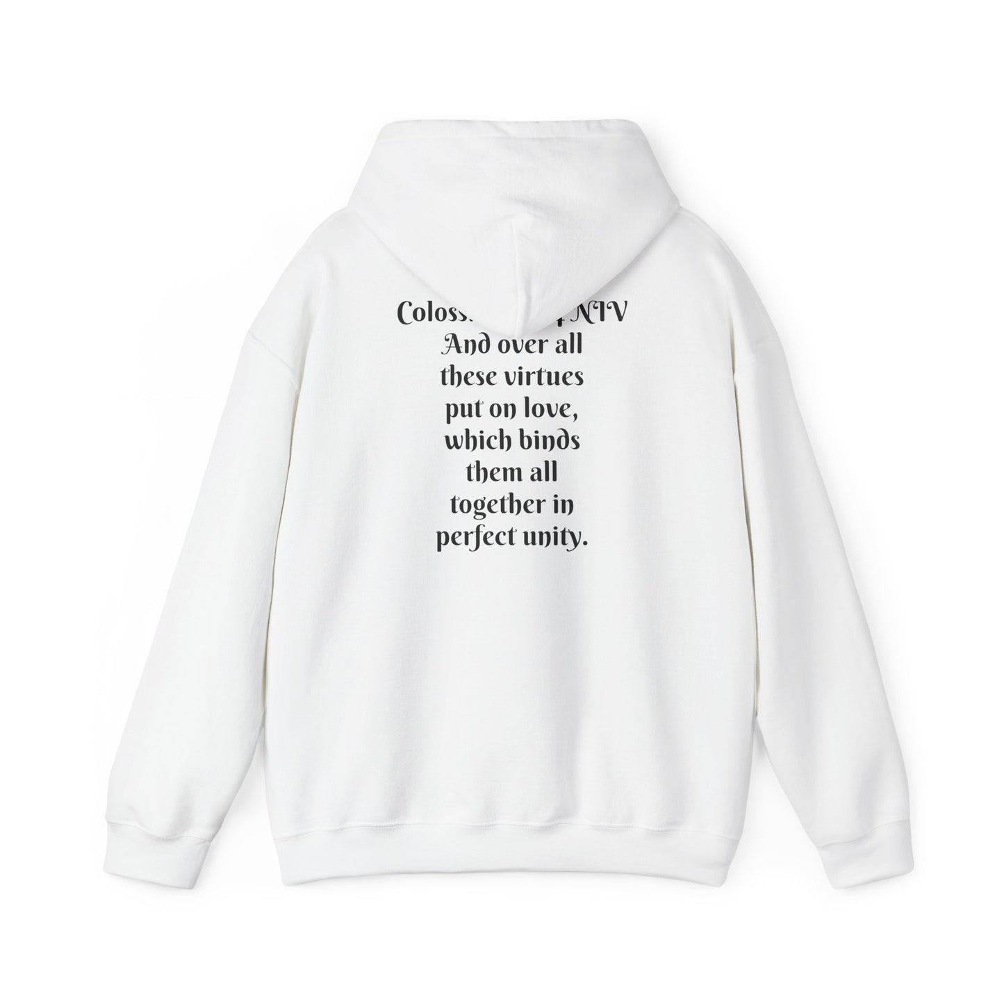 Colossians 3:14 NIV Hoodie