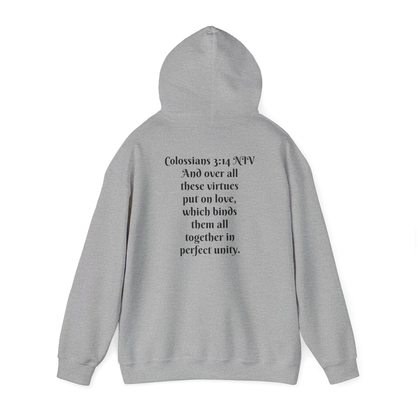 Colossians 3:14 NIV Hoodie