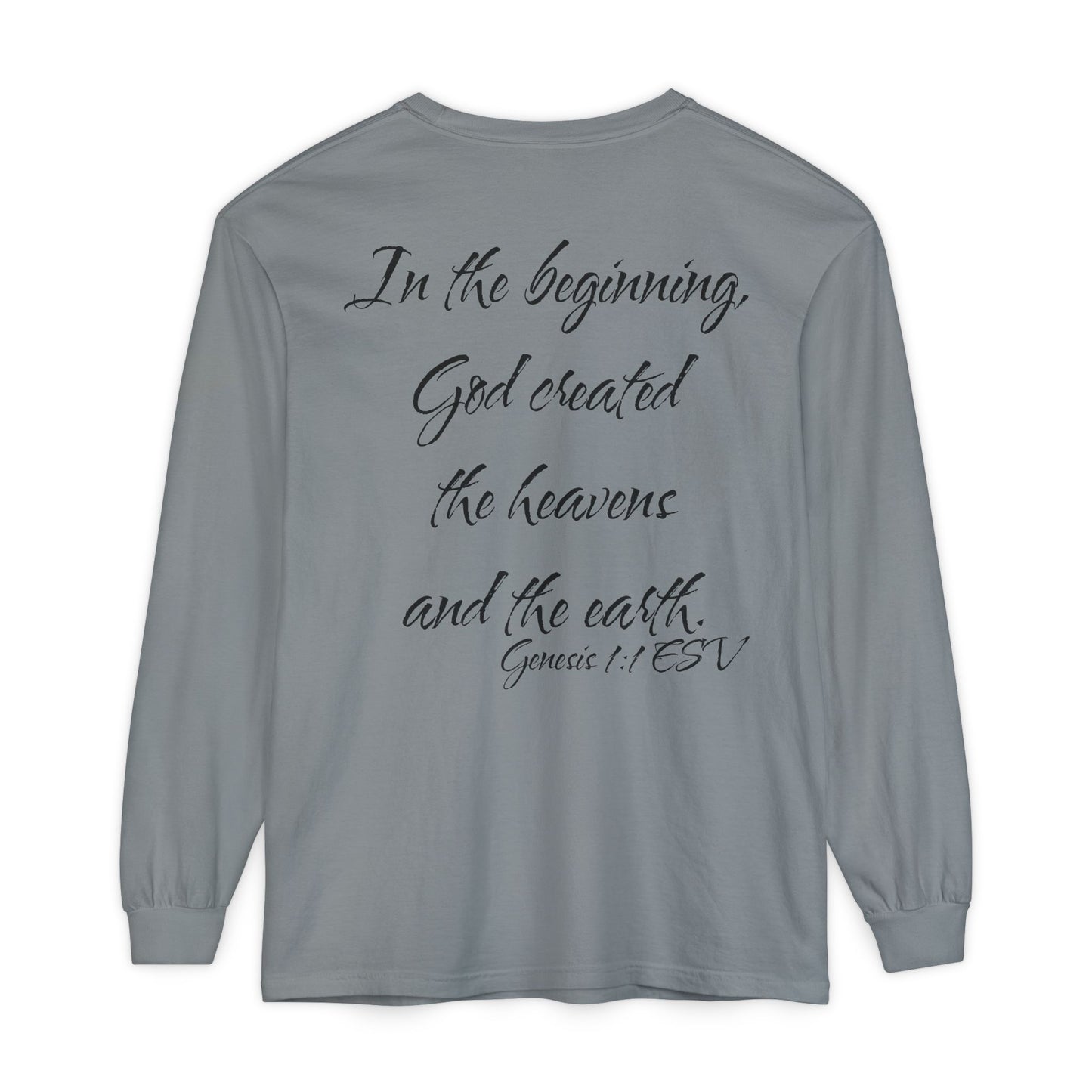Genesis 1:1 ESV Long Sleeve Shirt